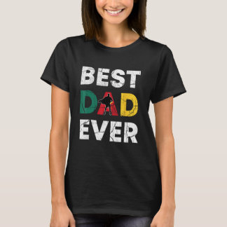 Camiseta Mejor papá camerunés de todos los tiempos Camerún 