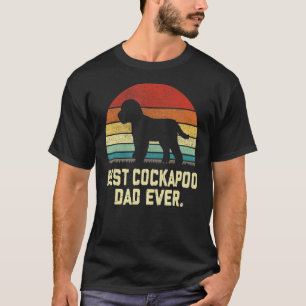 Camiseta Mejor Papa Cockapoo Vintage - Perro Lover