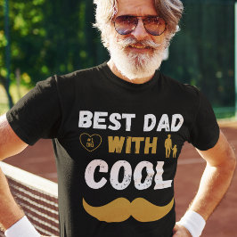 Camiseta Mejor Papá Con Mustache De Guay