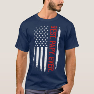 Camiseta Mejor papa con nosotros cosecha americana para el 