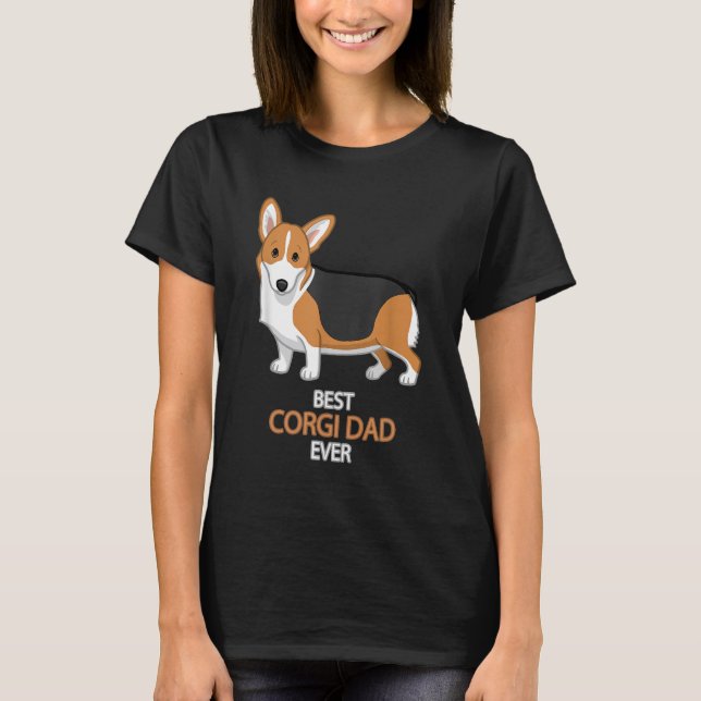 Camiseta Mejor Papá Corgi (Anverso)