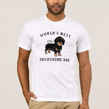 Mejor Papá Dachshund del Mundo Nombre Personalizad