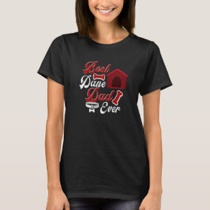Camiseta Mejor Papá Dane de Todos los Tiempos Cita para Dan