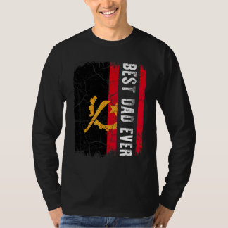 Camiseta Mejor papá de Angola que nunca padre de padre de b