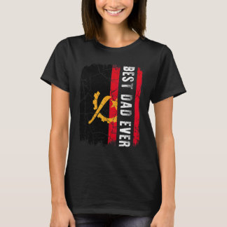 Camiseta Mejor papá de Angola que nunca padre de padre de b