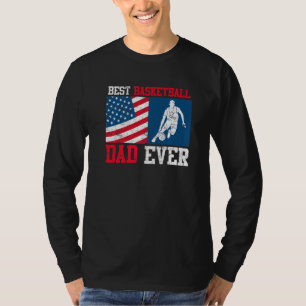 Camiseta Mejor Papá de Baloncesto del Mundo Papá de Balonce