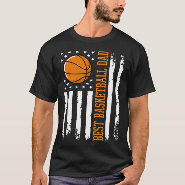 Camiseta Mejor papá de básquetbol (Anverso)