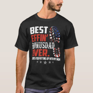 Camiseta Mejor Papá De Bonos De Effinu2019 Gracias Por Pone