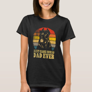 Camiseta Mejor Papá de Cane Corso Feliz Día del Padre Perro