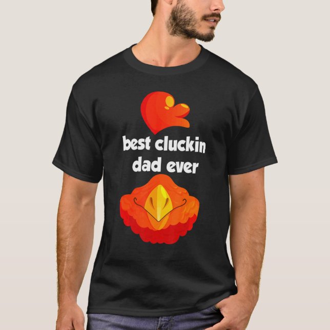 Camiseta Mejor Papa de Cluckin (Anverso)