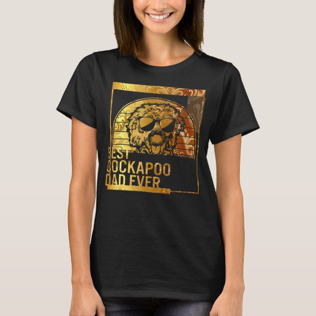 Camiseta Mejor papá de Cockapoo papá de perro de Ever para  (Anverso)