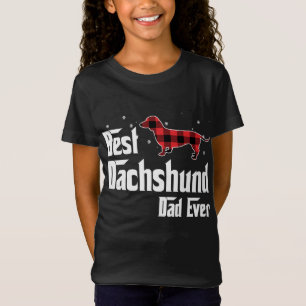 Camiseta Mejor Papá De Dachshund Que Los Navidades De La Re