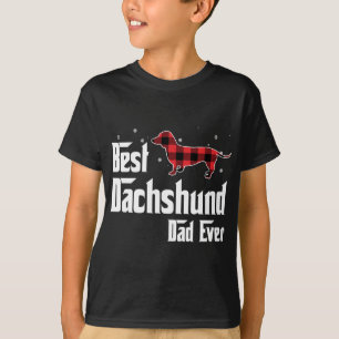 Camiseta Mejor Papá De Dachshund Que Los Navidades De La Re