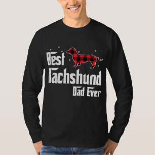 Camiseta Mejor Papá De Dachshund Que Los Navidades De La Re