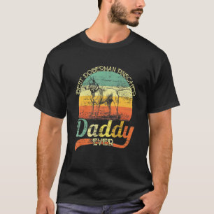 Camiseta Mejor papá de Doberman Pinscher Doberman Pinscher