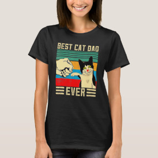 Camiseta Mejor papá de gato de todos Día del padre gato D