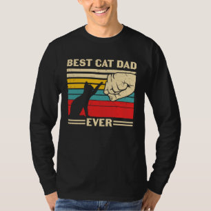 Camiseta Mejor papá de gato de todos Dueño de gato lindo