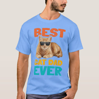 Camiseta Mejor papá de gato divertido dueño de gatoabby Cum