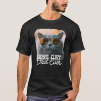 Mejor papá de gato moderno personalizado foto de m
