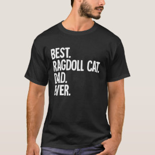 Camiseta Mejor papá de gato Ragdoll de todos