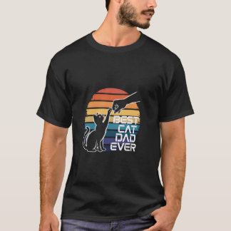 Camiseta Mejor Papá de Gatos de Todos los Tiempos Puño Golp