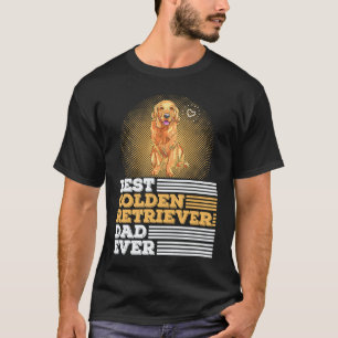 Camiseta Mejor papá de Golden Retriever de todos los tiempo