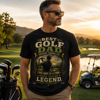 Camiseta Mejor papá de golf 