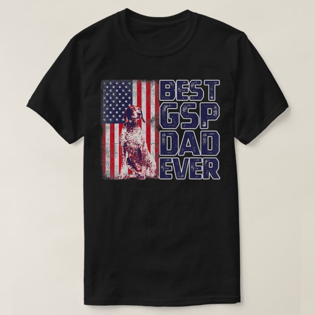 Camiseta Mejor Papá De GSP (Diseño del anverso)