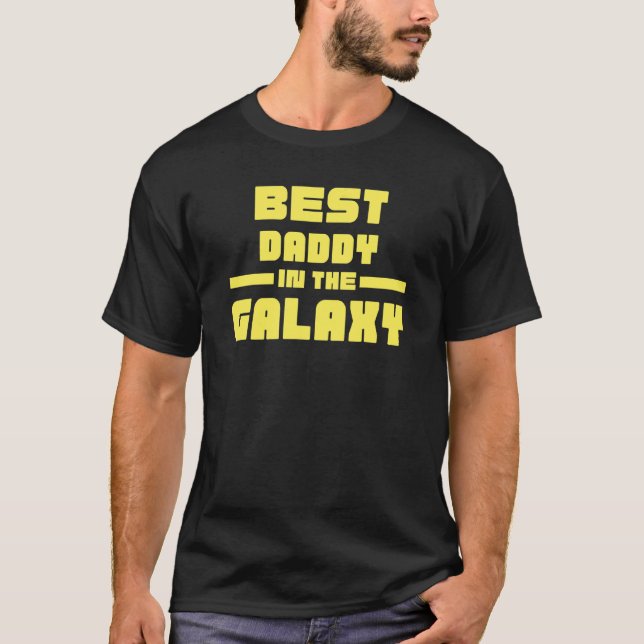 Camiseta Mejor Papá De La Galaxia (Anverso)