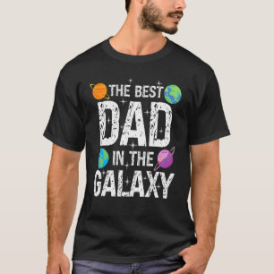 Camiseta Mejor Papá de la Galaxia Regalo del Día del Padr