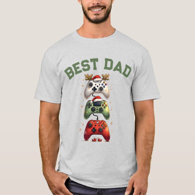 Camiseta Mejor Papá de la Historia - Regalo de juegos para  (Anverso)
