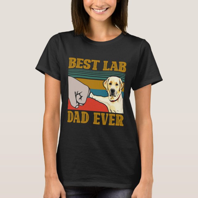 Camiseta Mejor Papá De Laboratorio (Anverso)