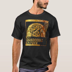 Camiseta Mejor papá de Labradoodle papá de perro de todos l