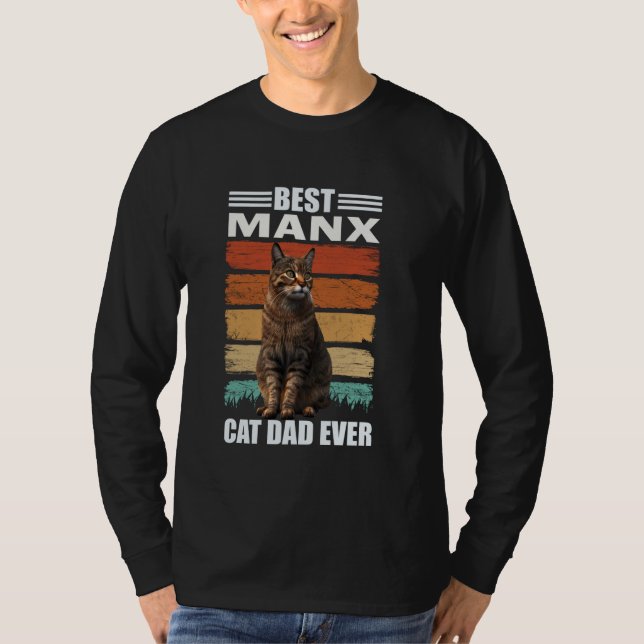 Camiseta Mejor Papá De Manx (Anverso)
