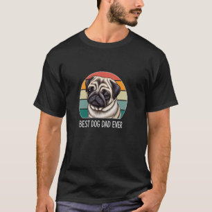 Camiseta Mejor Papá de Perro del Mundo - Pug -