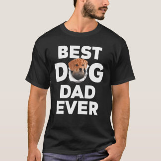 Camiseta Mejor Papá de Perro Puggle de Todos los Tiempos