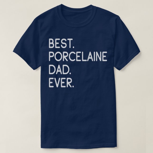 Camiseta Mejor Papa de Porcelaine (Diseño del anverso)