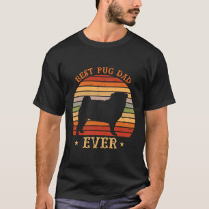 Camiseta Mejor Papá de Pug de Todos los Tiempos 561