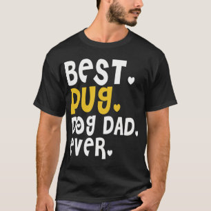 Camiseta Mejor papá de pug del mundo