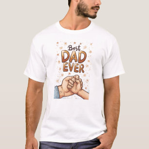 Camiseta Mejor Papá de siempre - Arte de bonos en el Día de