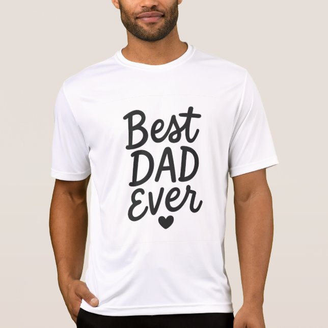 Camiseta Mejor Papá de siempre - Diseño de regalo del Día d (Anverso)