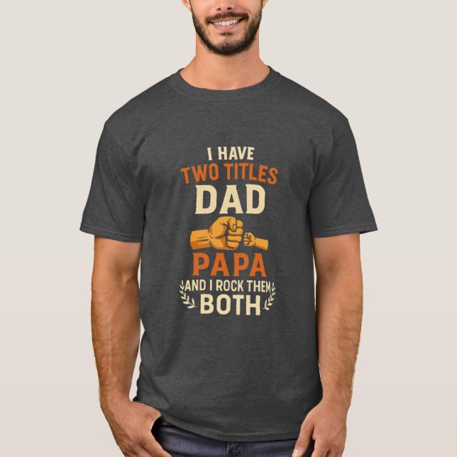 Camiseta Mejor Papá de siempre - Diseño del Día del Padre V (Anverso)