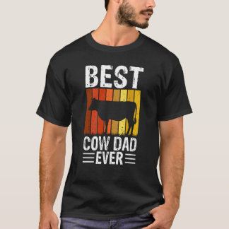 Camiseta Mejor papá de vaca de todos  1