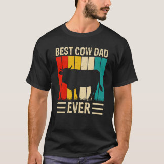 Camiseta Mejor papá de vaca de todos  2