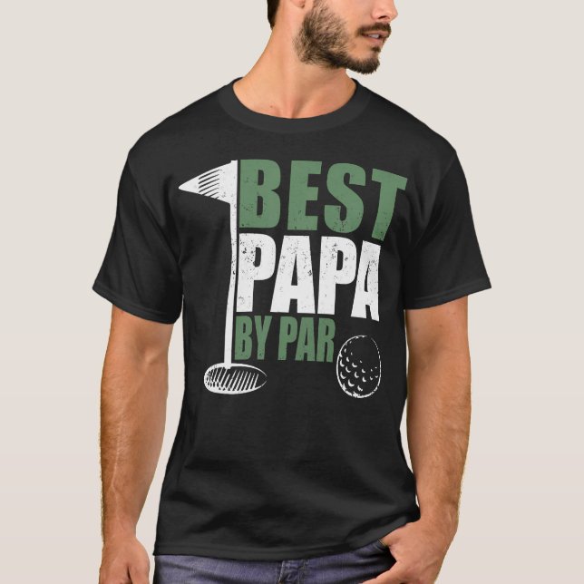 Camiseta Mejor Papa Del Abuelo Del Día Del Padre Par (Anverso)