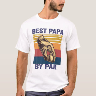 Camiseta Mejor Papa del jugador de golf del Día del Padre P