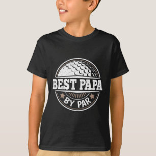 Camiseta Mejor Papa Del Jugador De Golf Par Vintage Daddy F