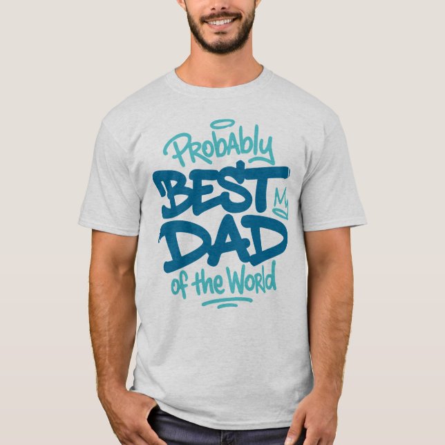 Camiseta Mejor Papá del Mundo (Anverso)