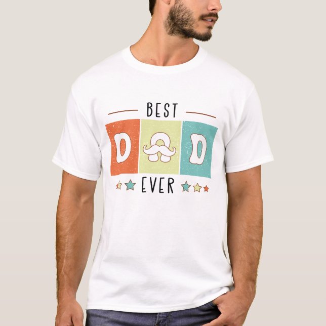Camiseta Mejor papá del mundo (Anverso)