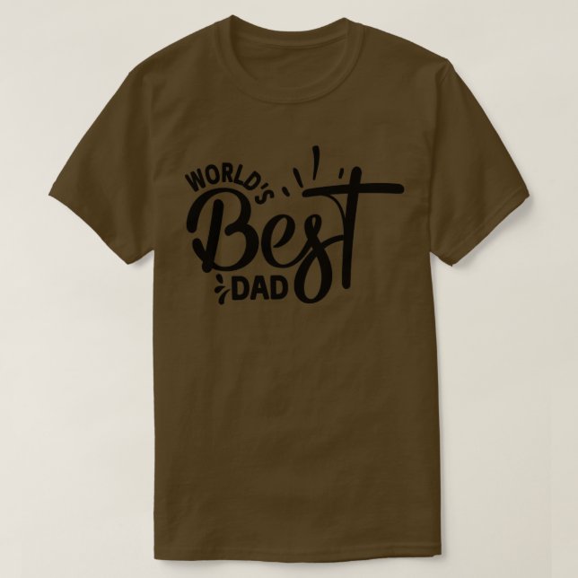 Camiseta Mejor papá del mundo (Diseño del anverso)